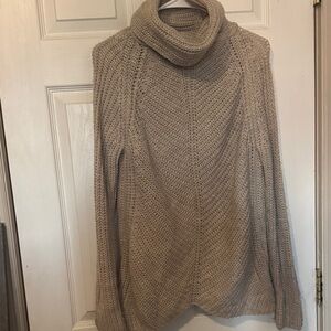 Zara Kids Beige Knit Turtleneck Sweater